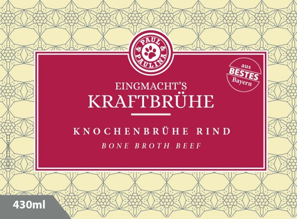 Knochenbrühe vom Rind mit Gemüse