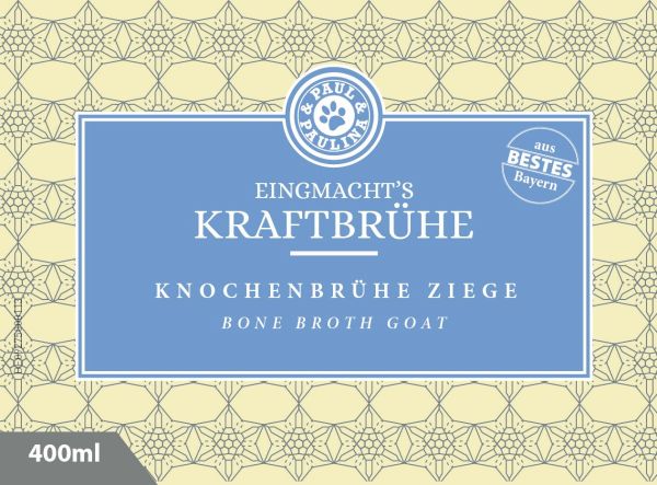 Knochenbrühe von der Ziege